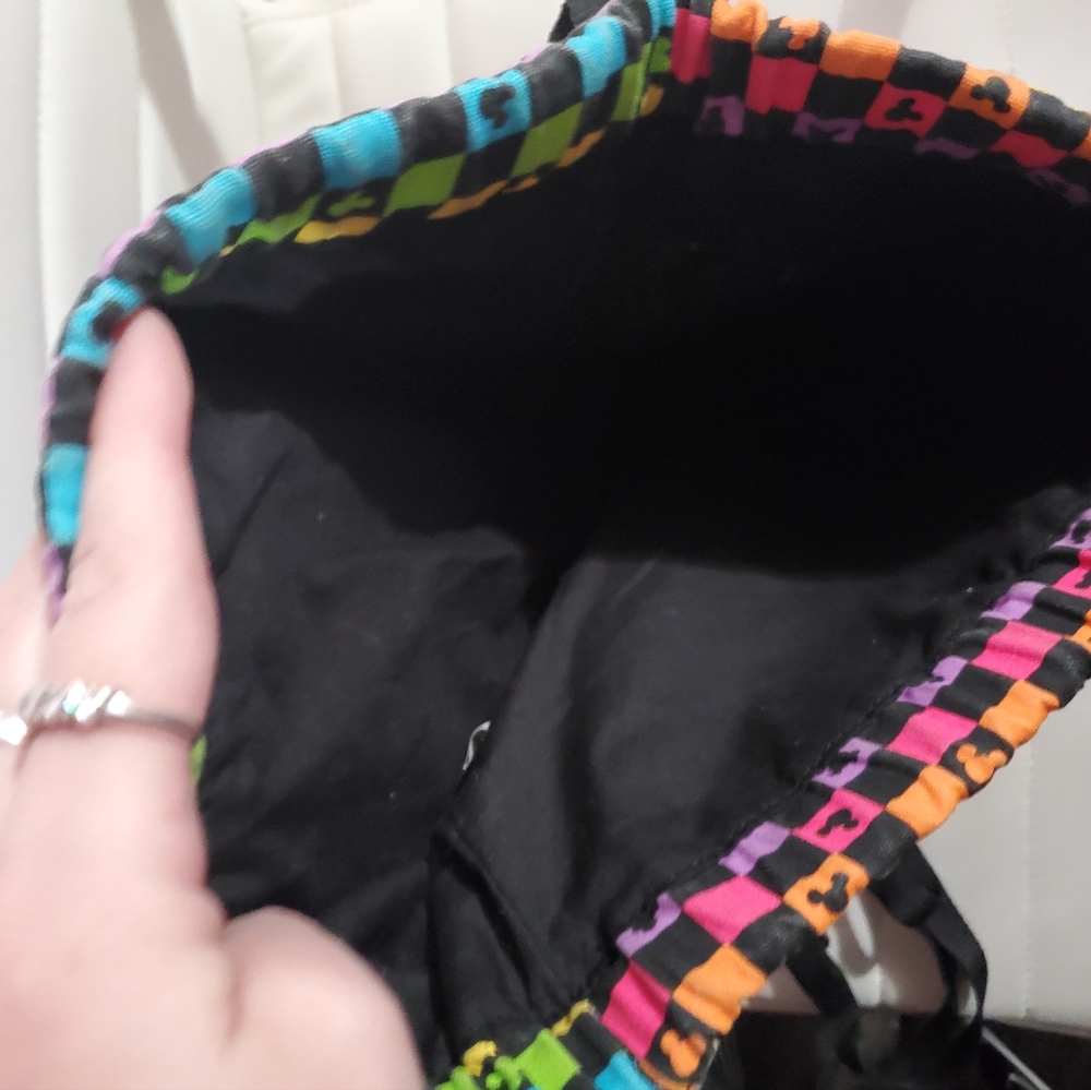 Colorful Mickey Mouse Drawstring Backpack - image 7